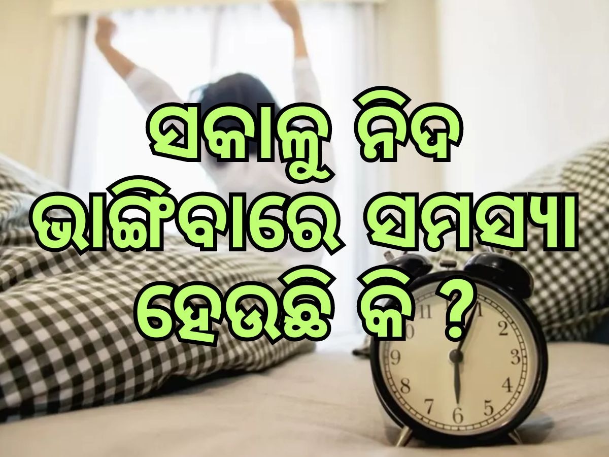 Morning Tips: ସକାଳୁ ଉଠିବାରେ ସମସ୍ୟା ହେଉଛି କି ? ଆପଣାନ୍ତୁ ଏହି ସବୁ ସରଳ ଟିପ୍ସ ଓ ସୁସ୍ଥ ରୁହନ୍ତୁ