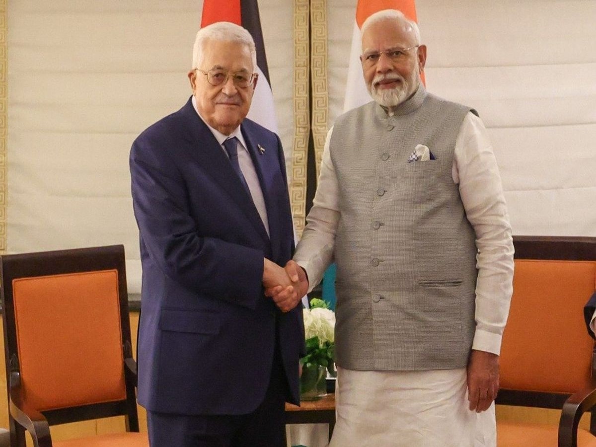 Palestine के राष्ट्रपति महमूद अब्बास से मिले भारत के प्रधानमंत्री नरेंद्र मोदी; हुई ये बातें