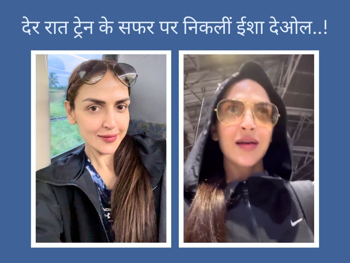 Esha Deol Traveled In Vande Bharat Train