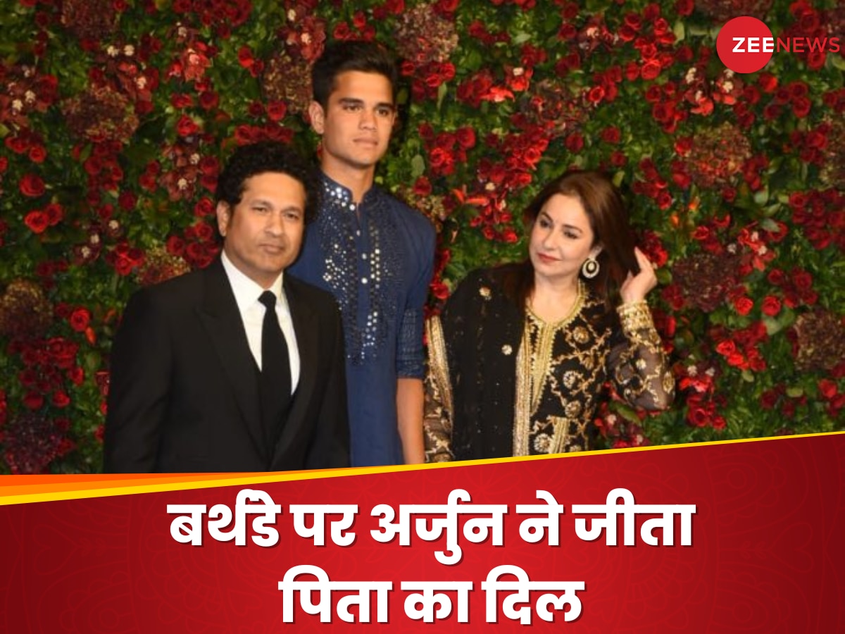 Arjun Tendulkar and Sachin Tendulkar