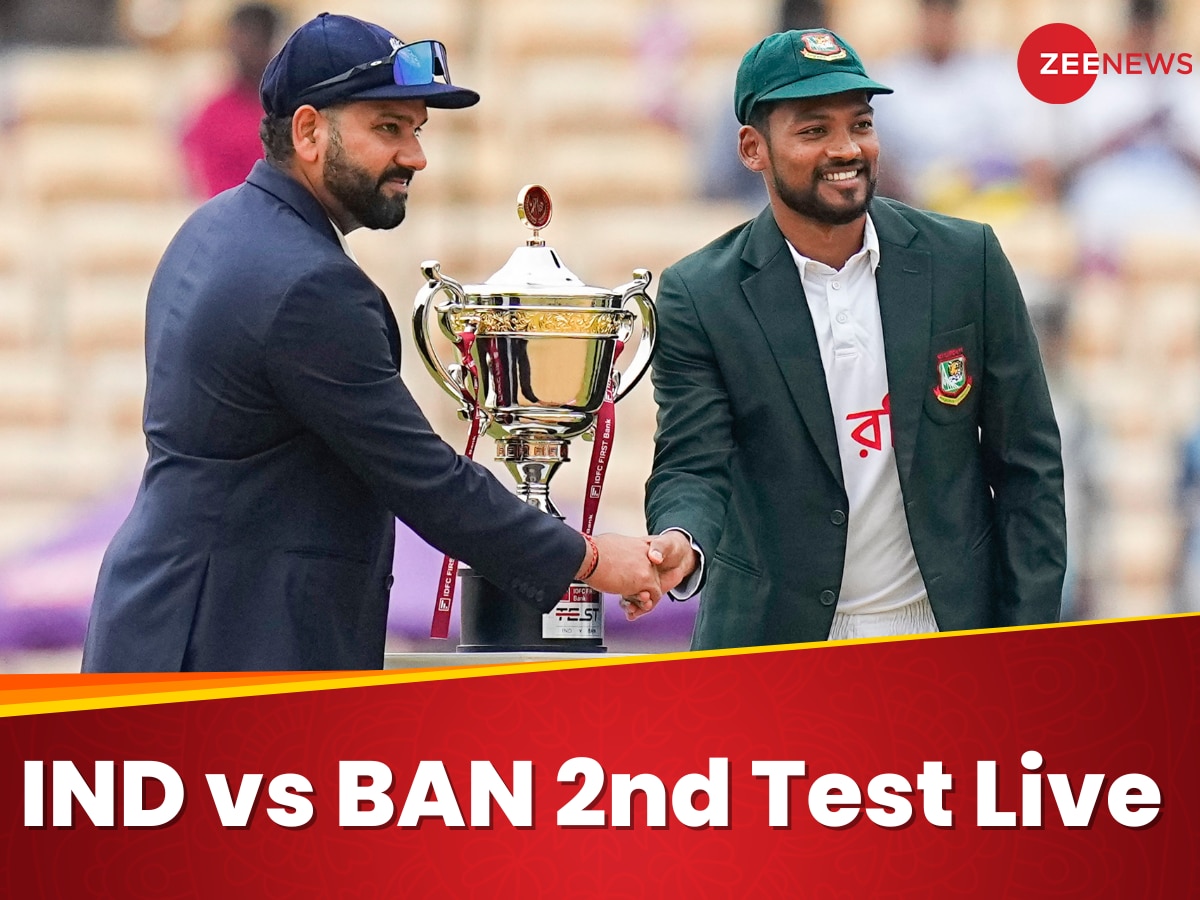 IND vs BAN 2nd Test, Day 1: बारिश के चलते पहले दिन का खेल रद्द, बांग्लादेश के 3 विकेट गिरे, अश्विन और आकाशदीप ने मचाया गदर