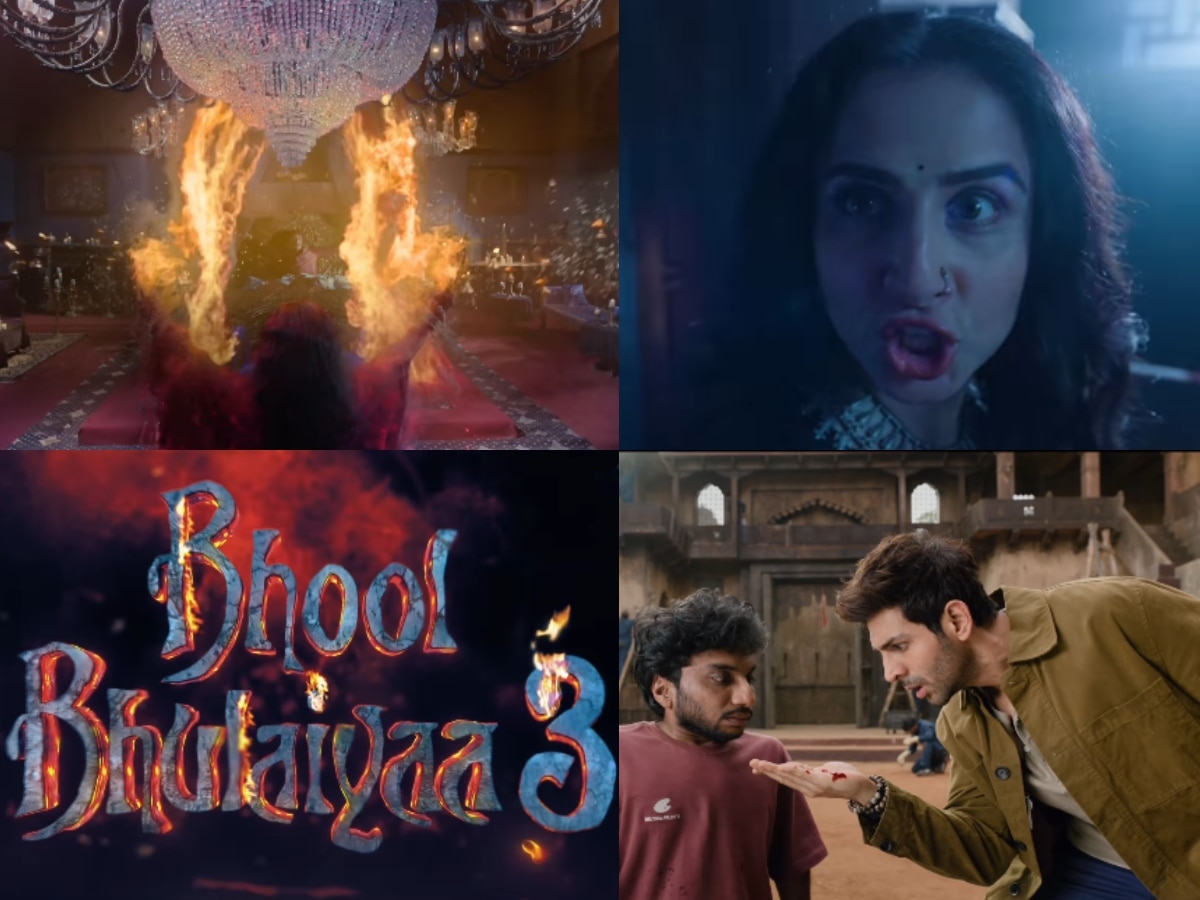 Bhool Bhulaiyaa 3 Teaser: भूल भुलैया 3 में खौफनाक अंदाज में हुई मंजुलिका की वापसी, रूह बाबा ने खोल दिया डरवाना दरवाजा