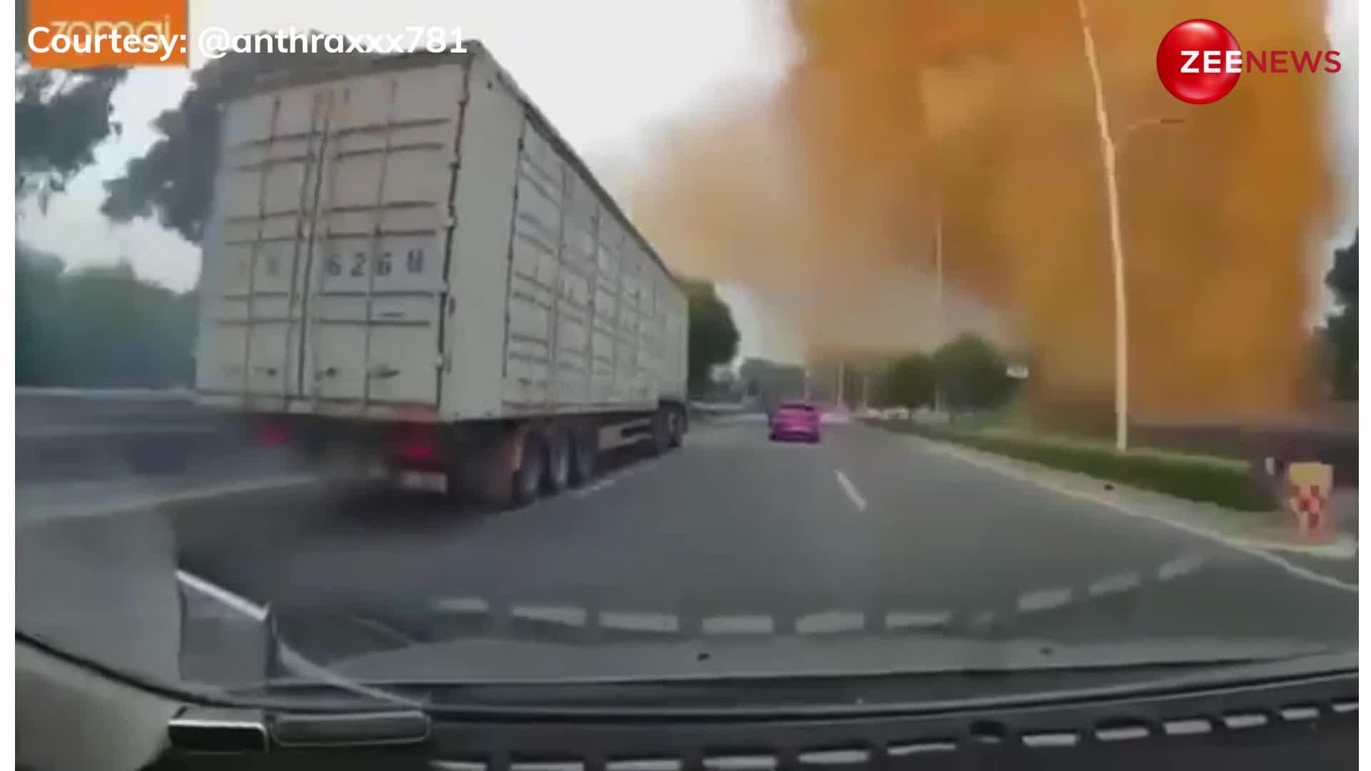 Sewage pipeline burst human waste spewed up to 33 feet shocking video ...