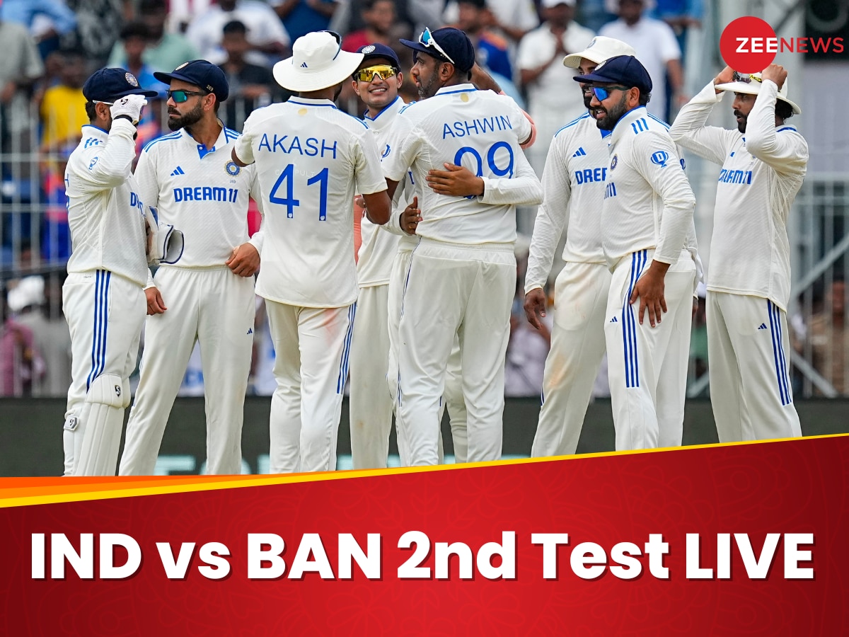 IND vs BAN 2nd Test Day 4 Highlight: चौथे दिन का खेल खत्म, 26 रन से आगे भारत, अश्विन ने झटके 2 विकेट 