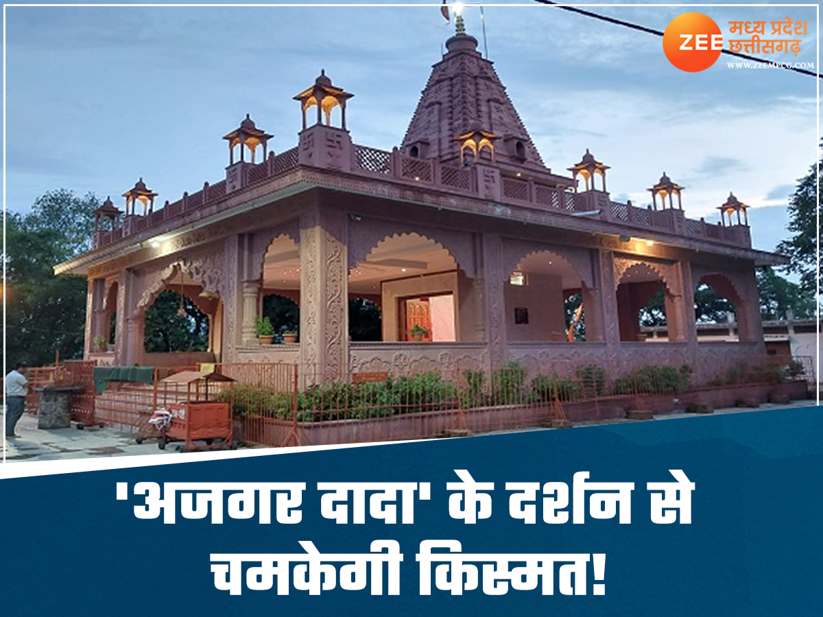 During Navratri in Sagar MP Devotees Worship Ajagar Dada as He Appears ...