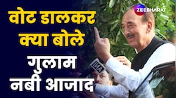 Jammu Kashmir Election 2024: Vote डालकर देखें क्या बोले Gulam Nabi Azad