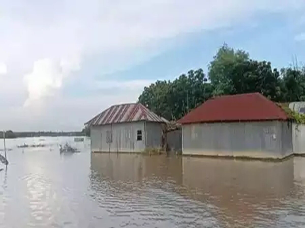Bihar Flood Kosi wreaked havoc water entered low lying areas of ...
