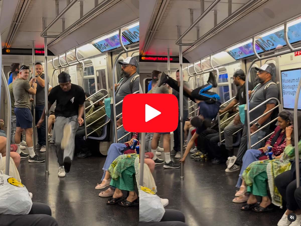 Viral Video: मेट्रो में विदेशी लोगों ने किया कारनामा; देख कर पब्लिक हुई हैरान Viral Video: मेट्रो में विदेशी लोगों ने किया कारनामा; देख कर पब्लिक हुई हैरान