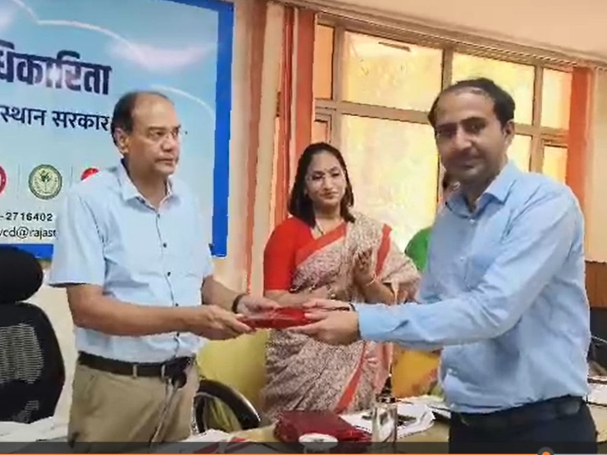 Jaipur News: राष्ट्रीय पोषण माह-2024 में शानदार प्रदर्शन, आईसीडीएस को मिली चौथी रैंक Jaipur News: राष्ट्रीय पोषण माह-2024 में शानदार प्रदर्शन, आईसीडीएस को मिली चौथी रैंक