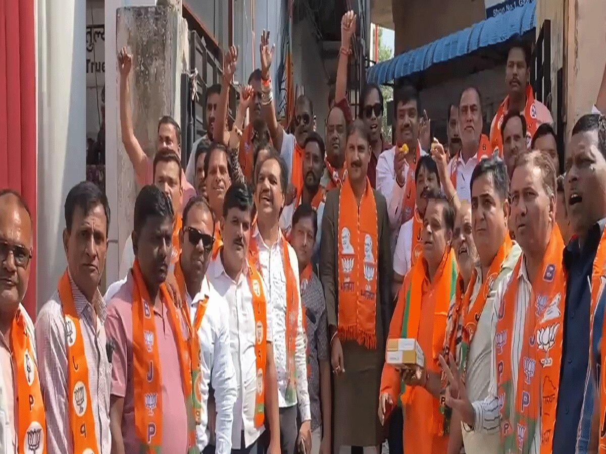 हरियाणा में बनी भाजपा की सरकार कोटा में मनाया जश्न, आतिशबाजी कर जताई खुशी 