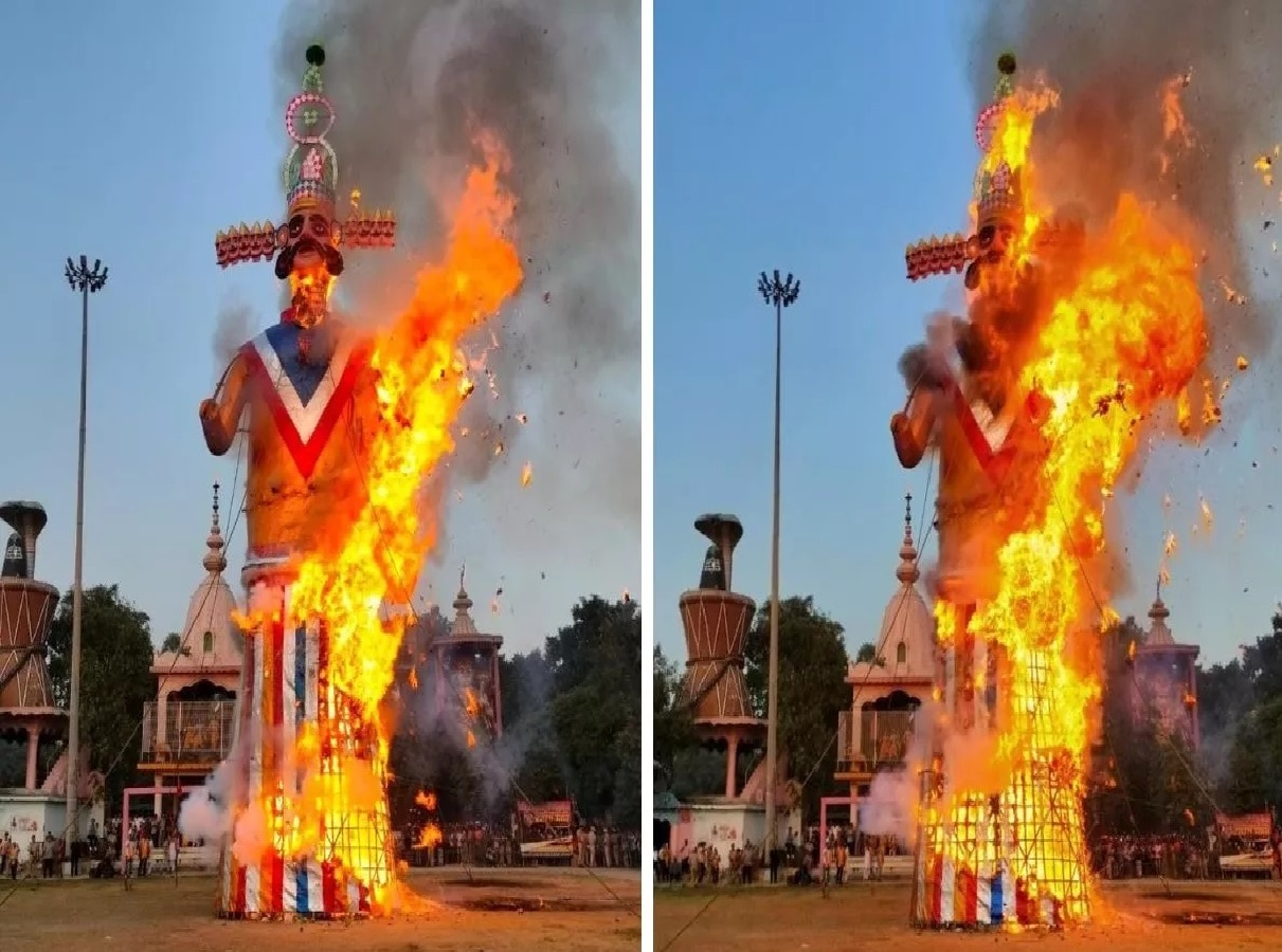 Ravan Dahan on Dussehra When did tradition of burning Ravana on Dussehra  start Know here in hindi |Ravan Dahan on Dussehra: दशहरे पर रावण को जलाने  की प्रथा कब से हुई प्रारंभ?