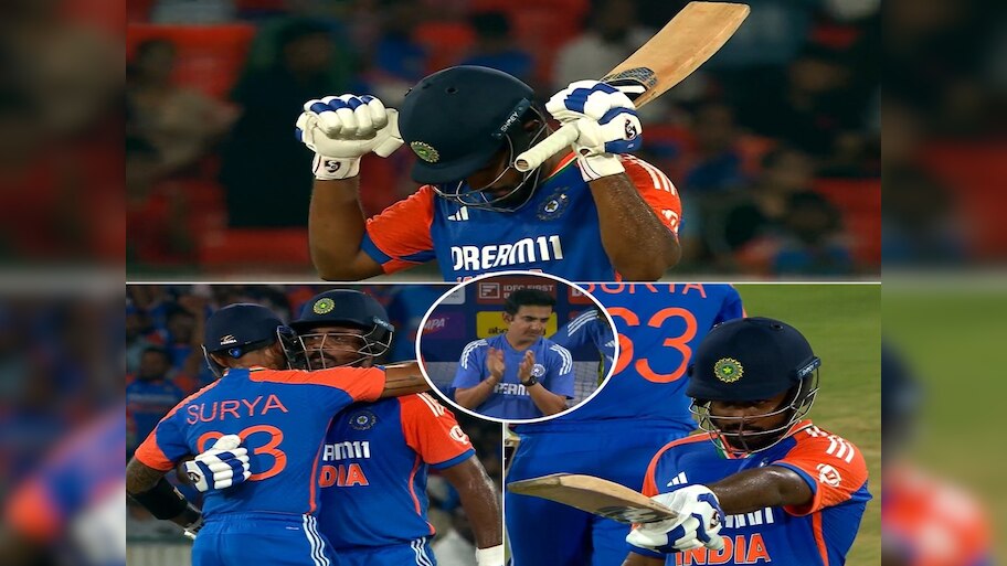 Sanju Samson Century: 6,6,6,6,6 ଦଶହରାରେ ସଞ୍ଜୁ ସାମସନ୍ କଲେ ରନ୍ ବର୍ଷା, ୪୦ ବଲରେ ଶତକ ମାରି ଭାଙ୍ଗିଲେ ରୋହିତଙ୍କ ବଡ଼ ରେକର୍ଡ