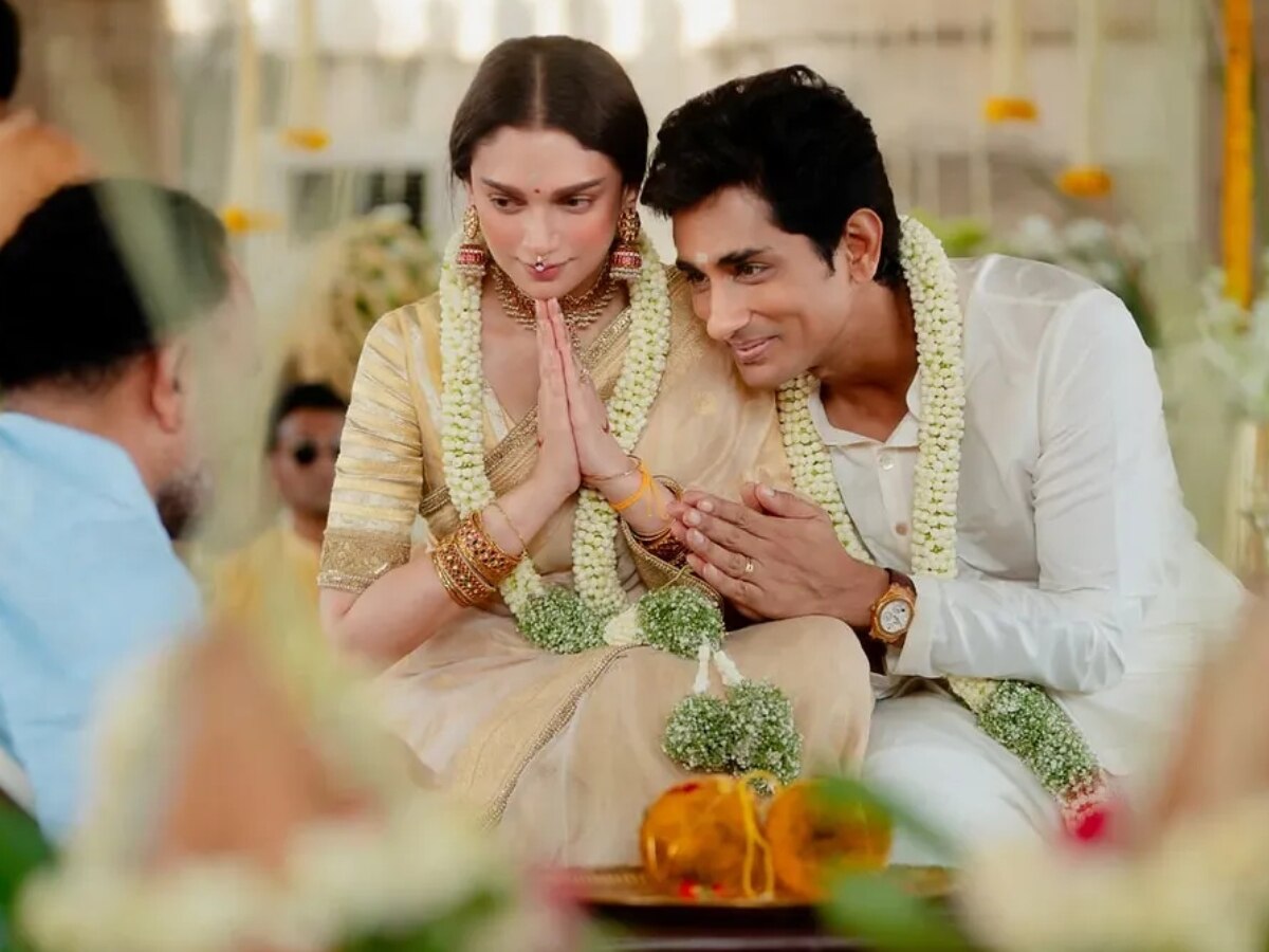 Aditi Rao Hydari First Karwa Chauth after wedding