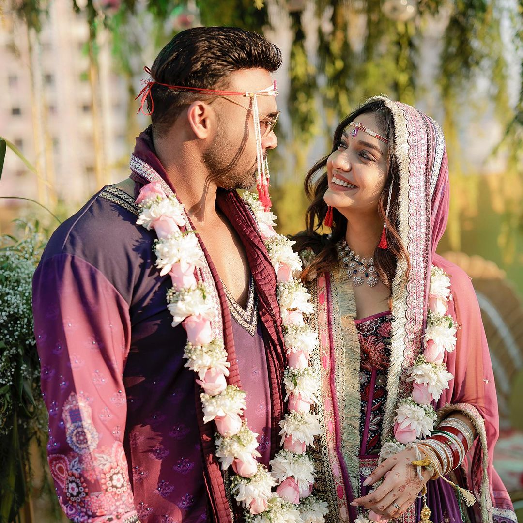 Divya Agarwal First Karwa Chauth after wedding