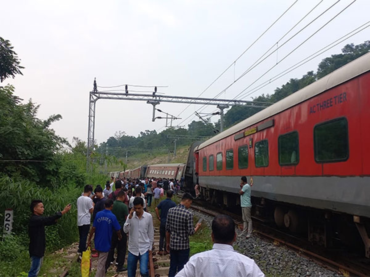 Assam Train Derail