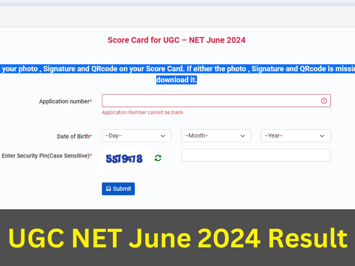 NTA ने जारी किया UGC NET जून 2024 का रिजल्ट, यहां दिए डायरेक्ट लिंक से करें डाउनलोड