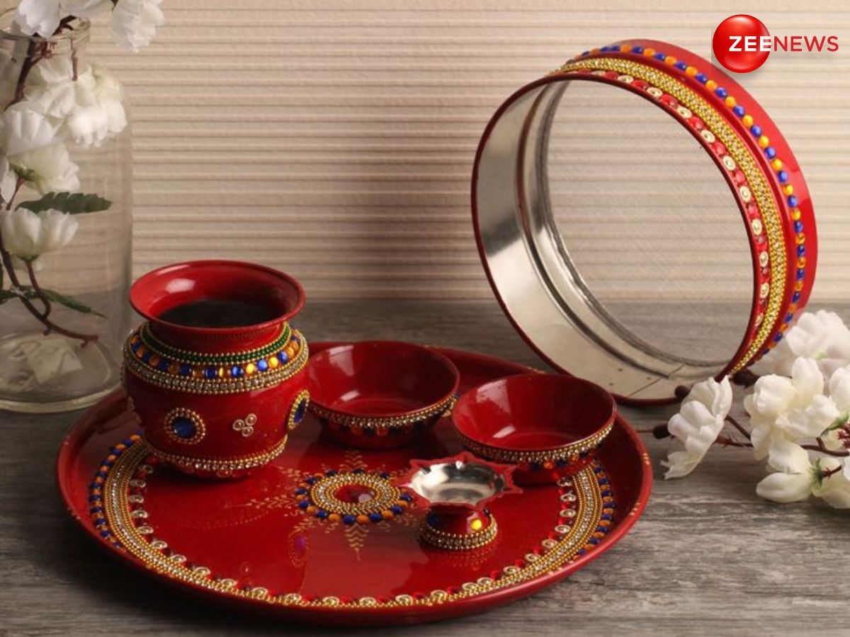 Karwa Chauth Thali: पहली बार रखने जा रही हैं करवा चौथ का व्रत, तो जान लें पूजा थाली में क्या-क्या रखें और सामग्री की पूरी लिस्ट