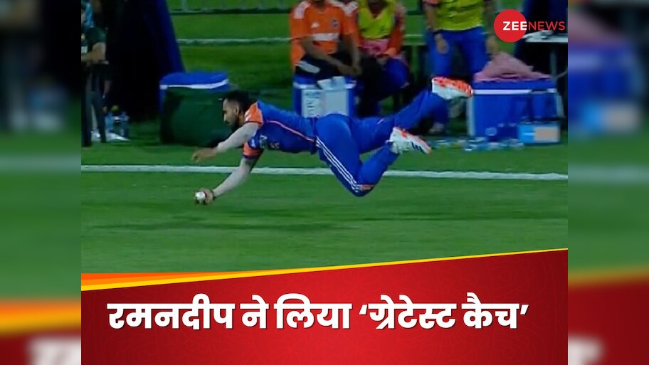 Ramandeep Singh greatest catch created a sensation in the cricket world ...