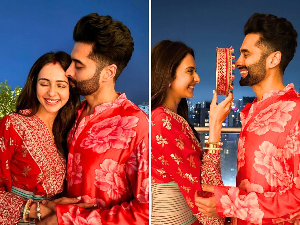 रकुल प्रीत ने मनाया पहला करवा चौथ