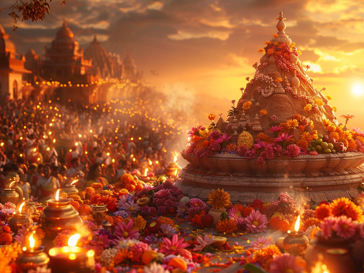 Govardhan Puja 2024 date and puja muhurat know significance of annakoot