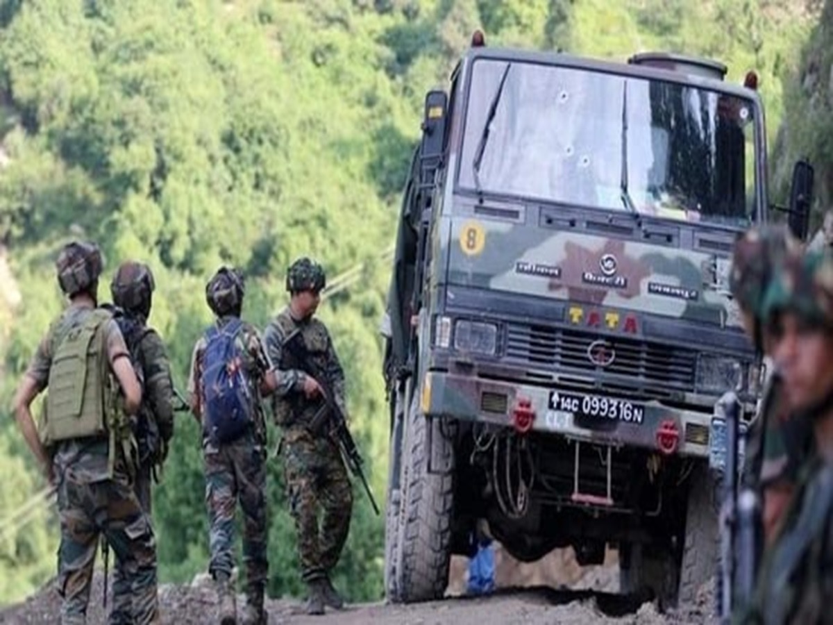 Indian army vehicle attacked