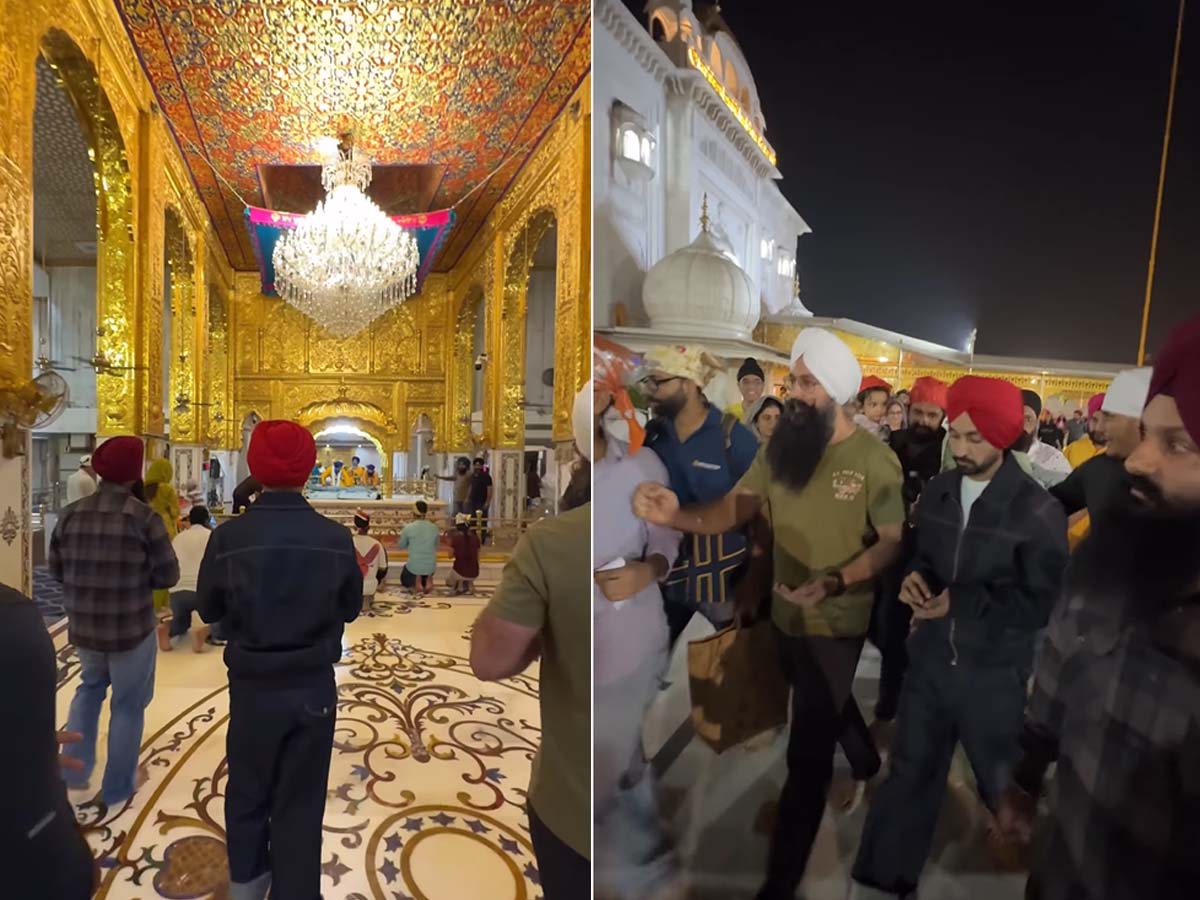 Diljit Dosanjh Prays At Gurudwara Bangla Sahib Before Delhi Concert ...