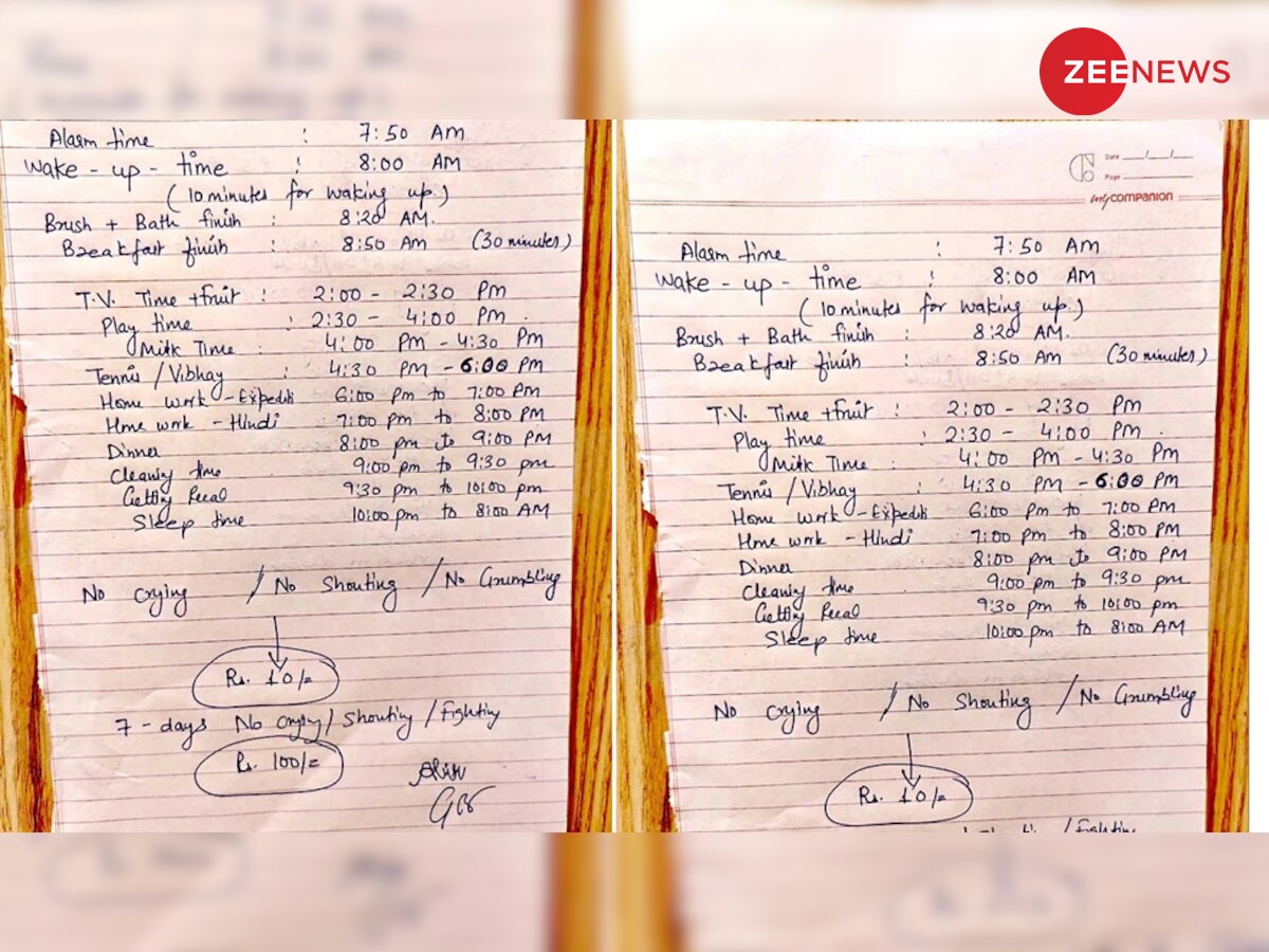 Shocking Time Table: मां ने 6 साल के बेटे संग किया 'अजीबोगरीब' एग्रीमेंट, बिना रोए-चिल्लाए दिन बिताया तो