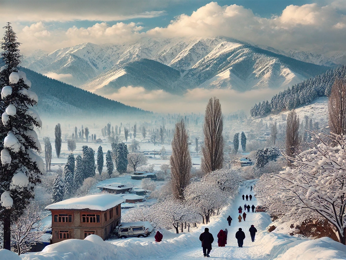 Kashmir Snowfall 2024: कश्मीर में पहला-पहला स्नोफॉल.. बर्फ की चादर से ढकी वादियां, निकल गए गर्म कपड़े