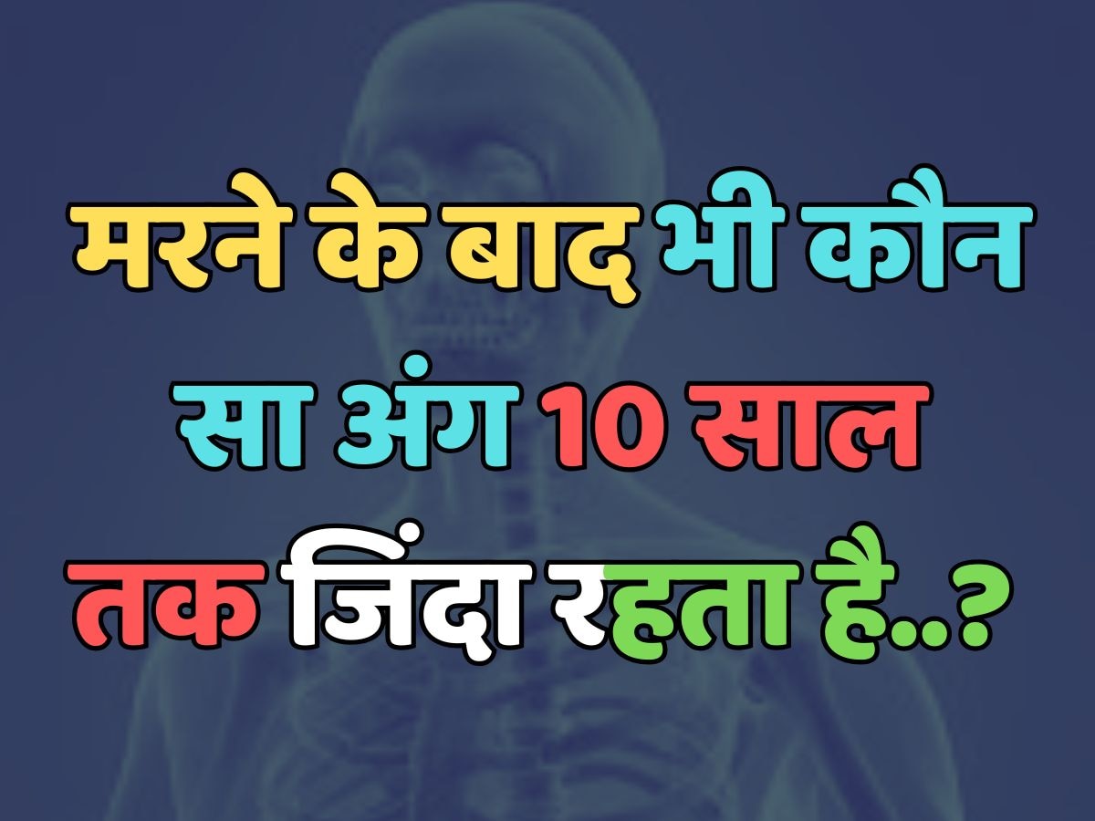 which organ remains alive for 10 years even after death