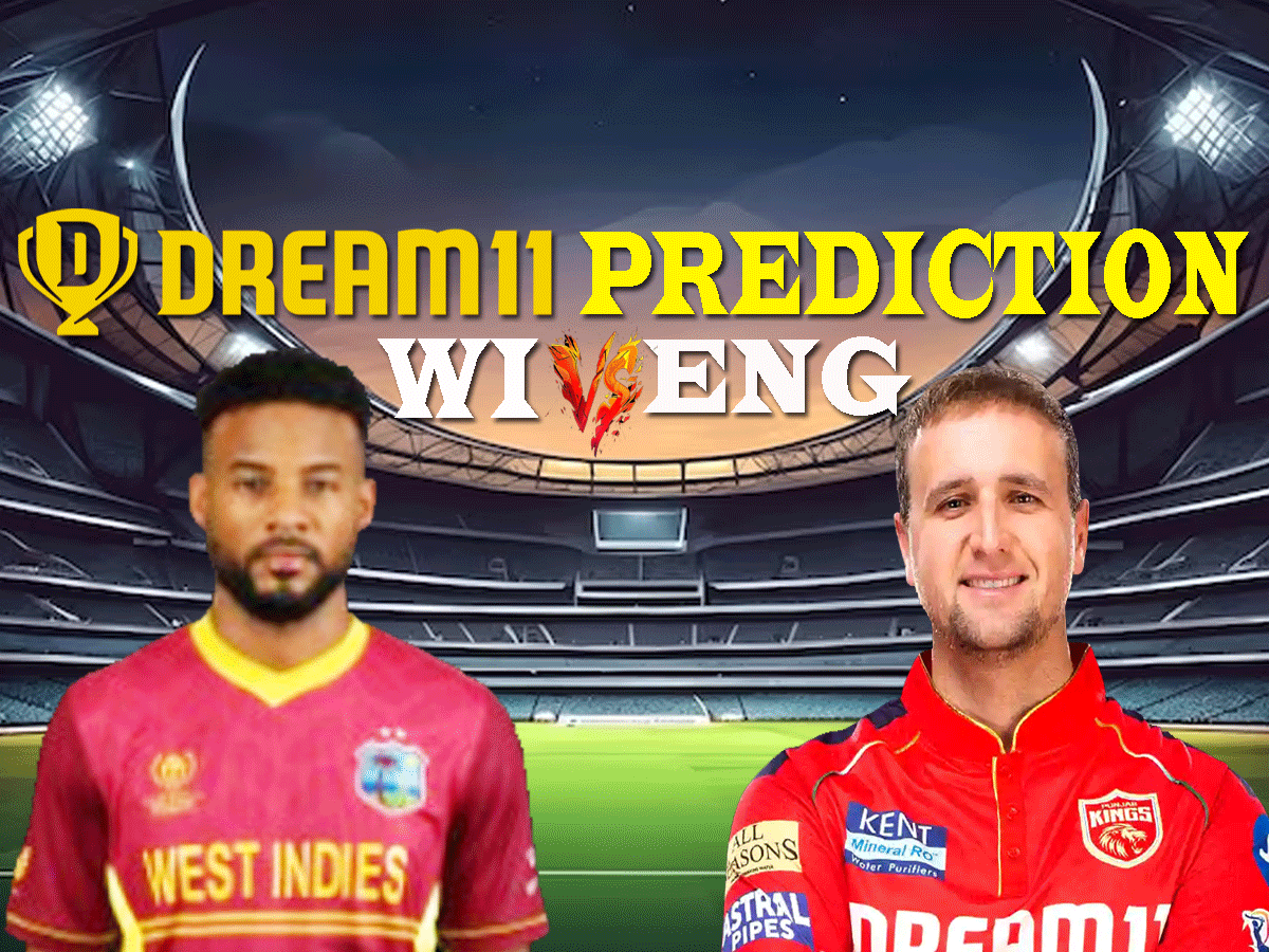 WI vs ENG Dream 11 Prediction: करो या मरो मुकाबले में ऐसे बनाएं ड्रीम11 टीम, जानें पिच रिपोर्ट और प्लेइंग इलेवन WI vs ENG Dream 11 Prediction: करो या मरो मुकाबले में ऐसे बनाएं ड्रीम11 टीम, जानें पिच रिपोर्ट और प्लेइंग इलेवन