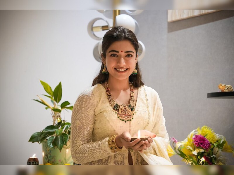रश्मिका मंदाना का दिवाली सेलिब्रेशन