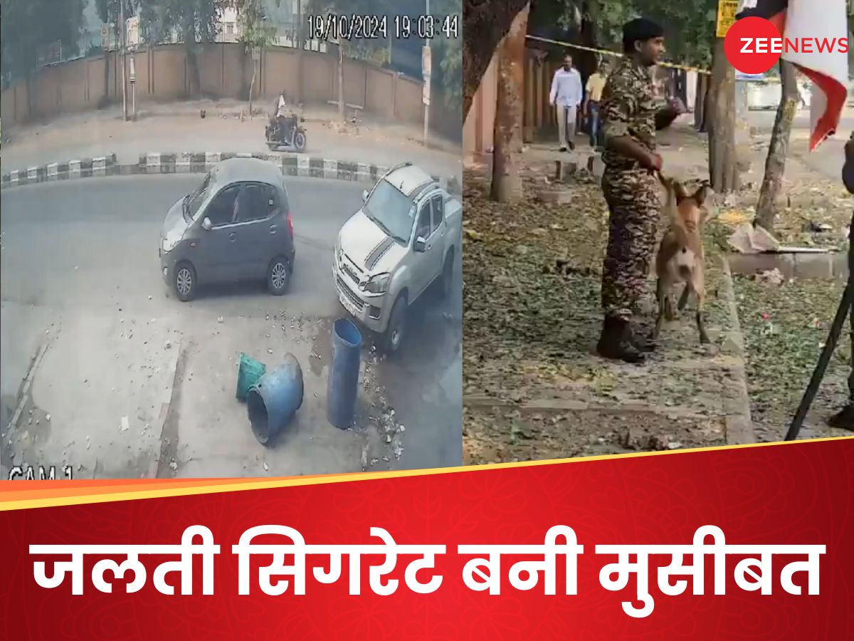 Delhi CRPF School Blast: कुत्ता घुमाने आए शख्स ने फेंकी अधजली सिगरेट और CRPF स्कूल के बाहर हो गया धमाका! Delhi CRPF School Blast: कुत्ता घुमाने आए शख्स ने फेंकी अधजली सिगरेट और CRPF स्कूल के बाहर हो गया धमाका!