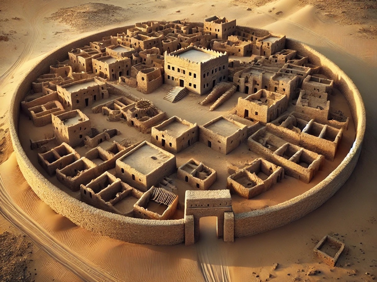  4,000 years old town discovered at al-Natah in Saudi Arabia. 