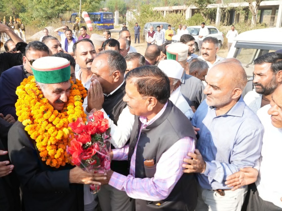 Himachal News: हमीरपुर, बड़सर और नादौन विधानसभा क्षेत्र के दौरे पर पहुंचे CM सुक्खू, बीजेपी पर कसा तंज