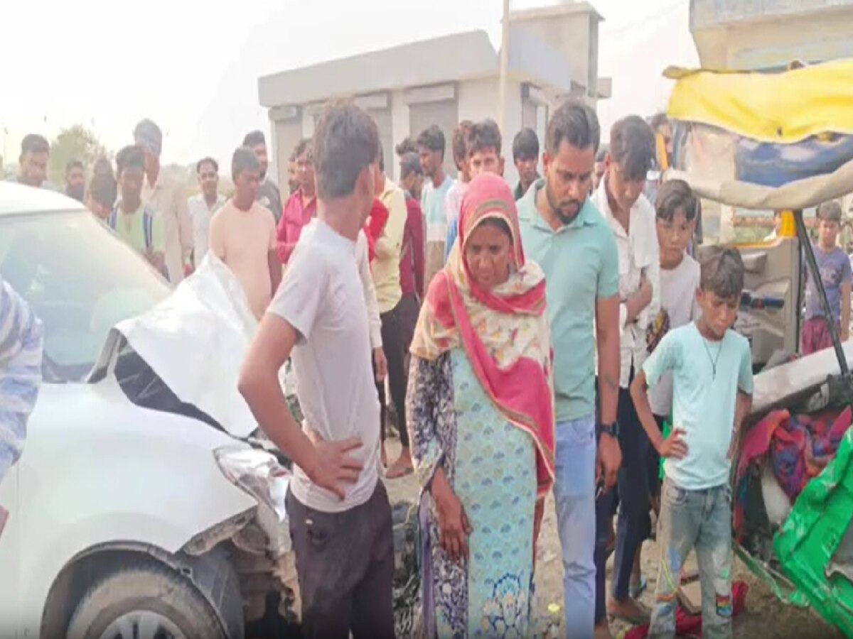 Alwar News: ट्रक को ओवरटेक करते समय टेंपो और कार में हुई भिड़ंत, 11 लोग गंभीर घायल Alwar News: ट्रक को ओवरटेक करते समय टेंपो और कार में हुई भिड़ंत, 11 लोग गंभीर घायल