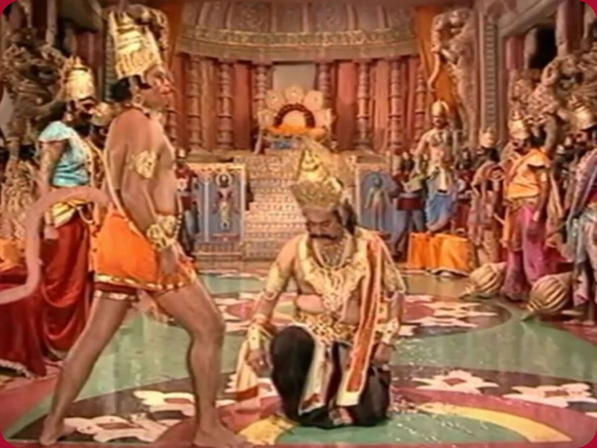 Angad Meets Ravan Ramayan Story how Angad insulted Ravana told all dark deeds | Hindi ...