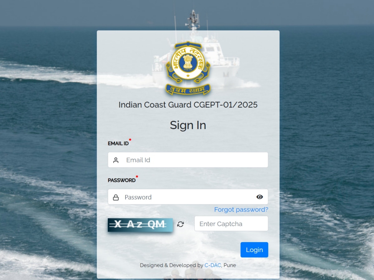 ICG CGEPT Admit Card 2024: इंडियन कोस्ट गार्ड नाविक की एग्जाम सिटी स्लिप जारी, ये रहा डायरेक्ट डाउनलोड लिंक