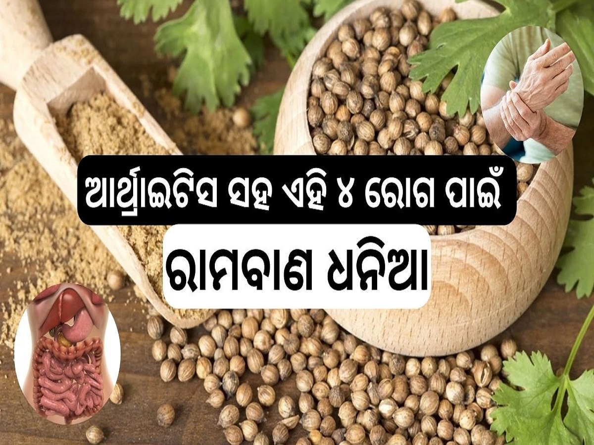 Coriander Water Benefits: ଆର୍ଥ୍ରାଇଟିସ ସହ ଏହି ୪ ରୋଗ ପାଇଁ ରାମବାଣ ଧନିଆ, ଜାଣନ୍ତୁ କେମିତି କରିବେ ଏହା ଉପଯୋଗ...