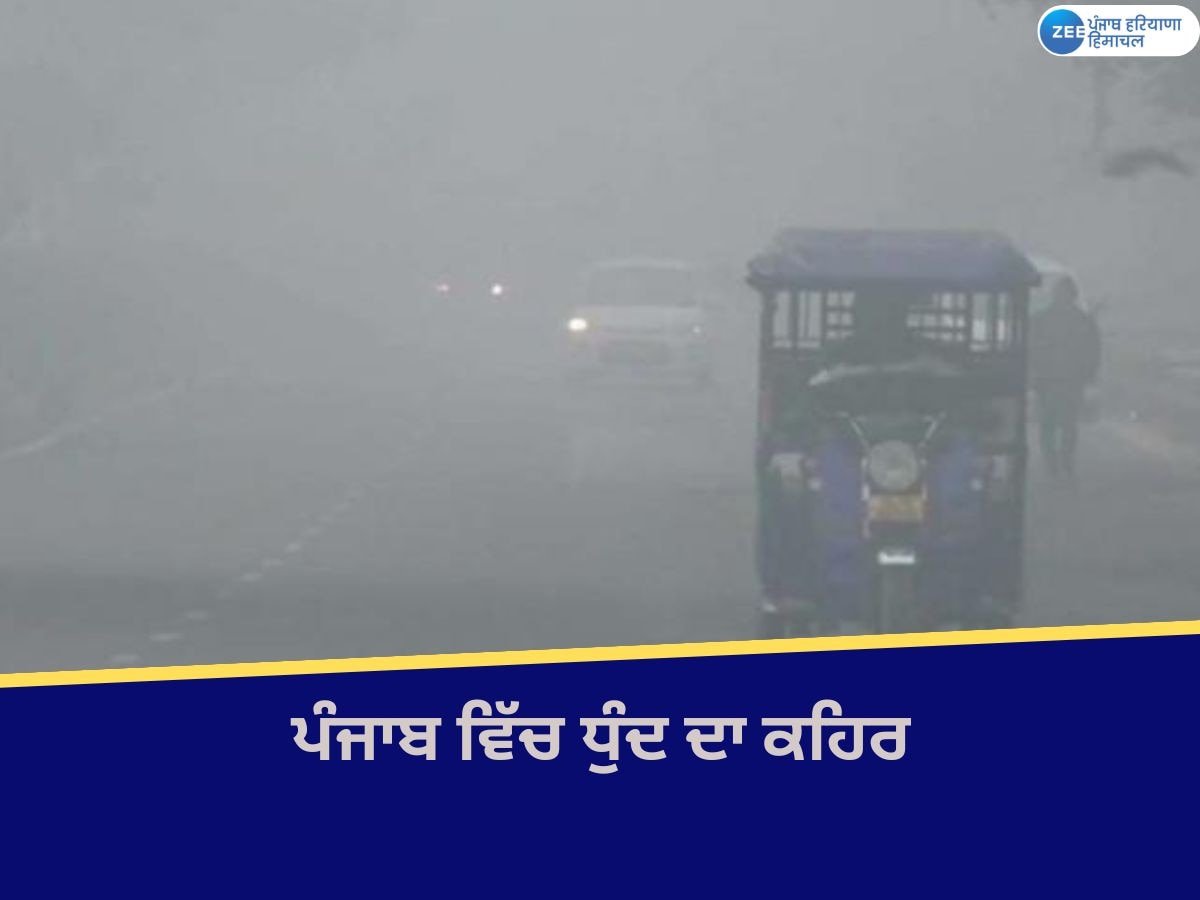 Punjab Weather News: ਪੰਜਾਬ-ਚੰਡੀਗੜ੍ਹ 'ਚ ਧੁੰਦ ਦਾ ਕਹਿਰ; ਤਾਪਮਾਨ 'ਚ ਗਿਰਾਵਟ ਕਾਰਨ ਠੰਢ ਵਧੀ