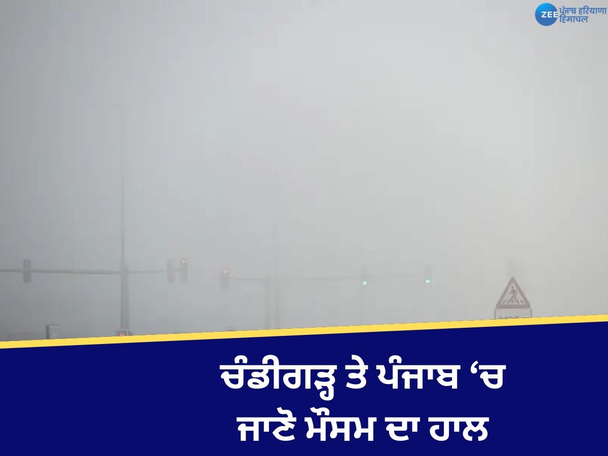 Punjab Weather Update: ਚੰਡੀਗੜ੍ਹ ਤੇ ਪੰਜਾਬ ਦੇ 15 ਜ਼ਿਲ੍ਹਿਆਂ 'ਚ ਧੁੰਦ ਨੂੰ ਲੈ ਕੇ ਅਲਰਟ, ਧੁੱਪ ਕਾਰਨ ਤਾਪਮਾਨ ਹੋਇਆ ਆਮ 