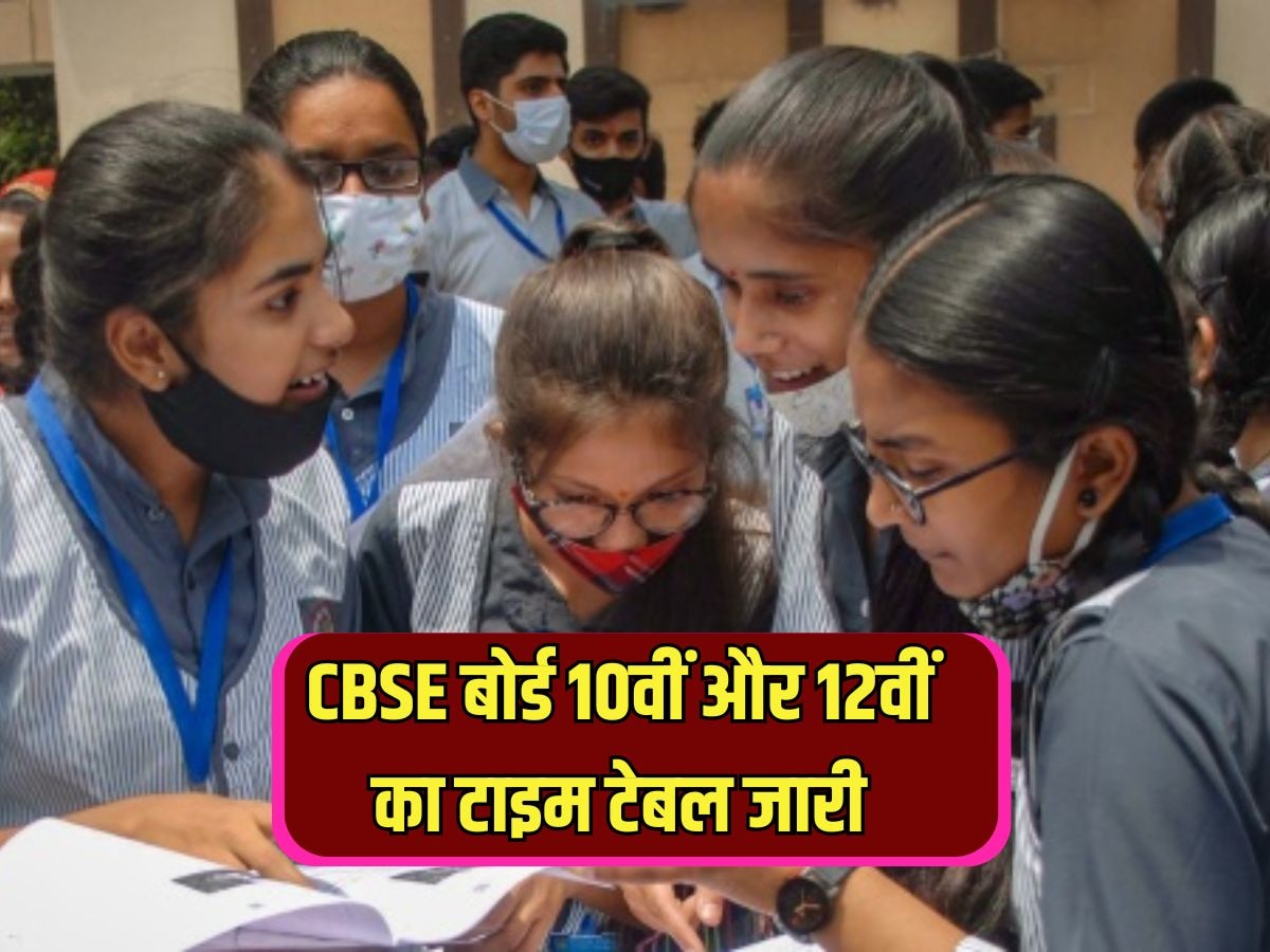 CBSE Exam 2025 Date Sheet