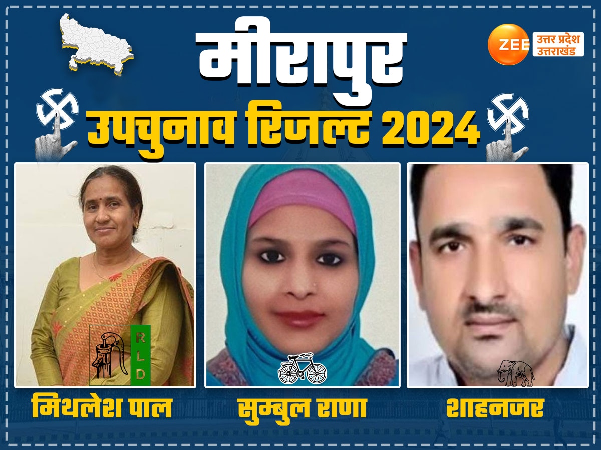 Meerapur Election Result 2024: मीरापुर में रालोद की मिथिलेश पाल आगे निकले, सपा की सुम्बुल राणा पीछे