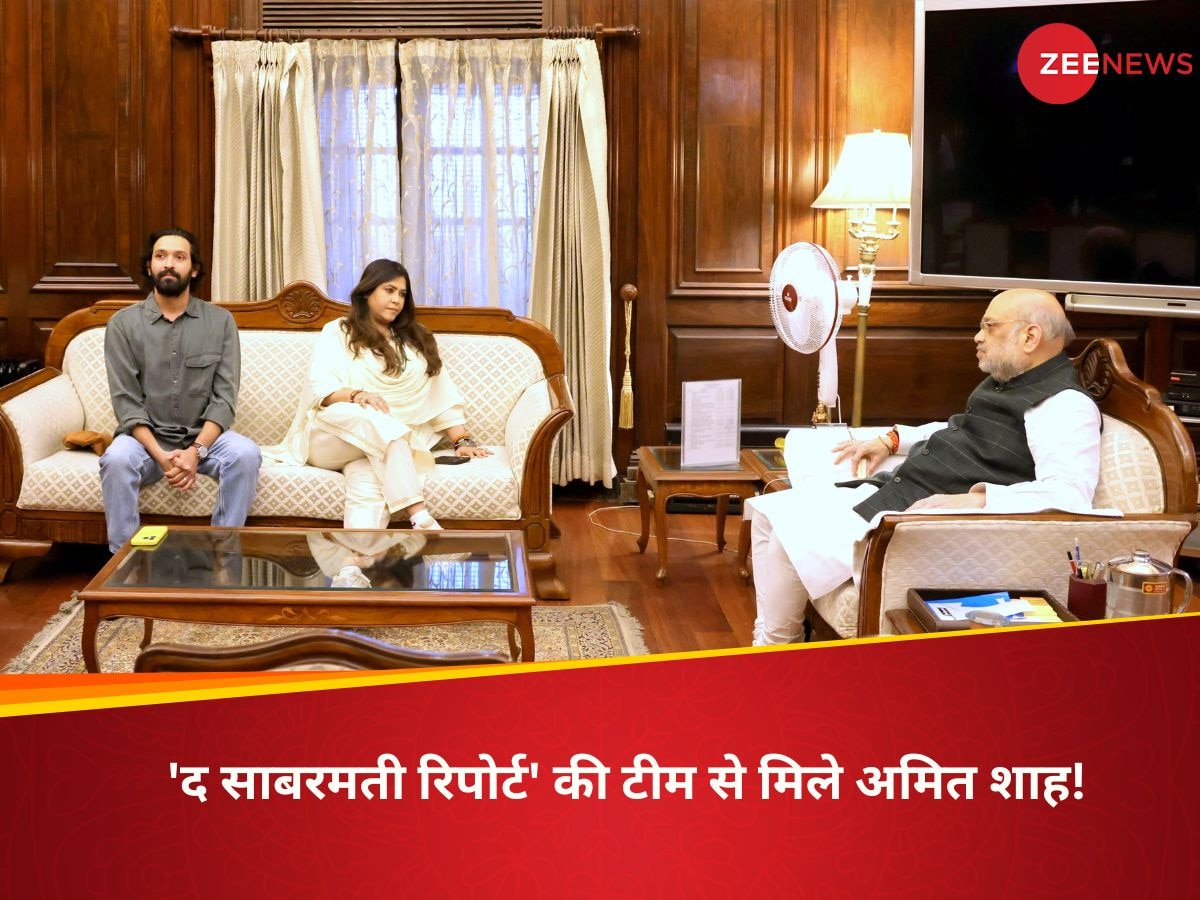 Amit Shah Meet Vikrant Massey and Ekta Kapoor