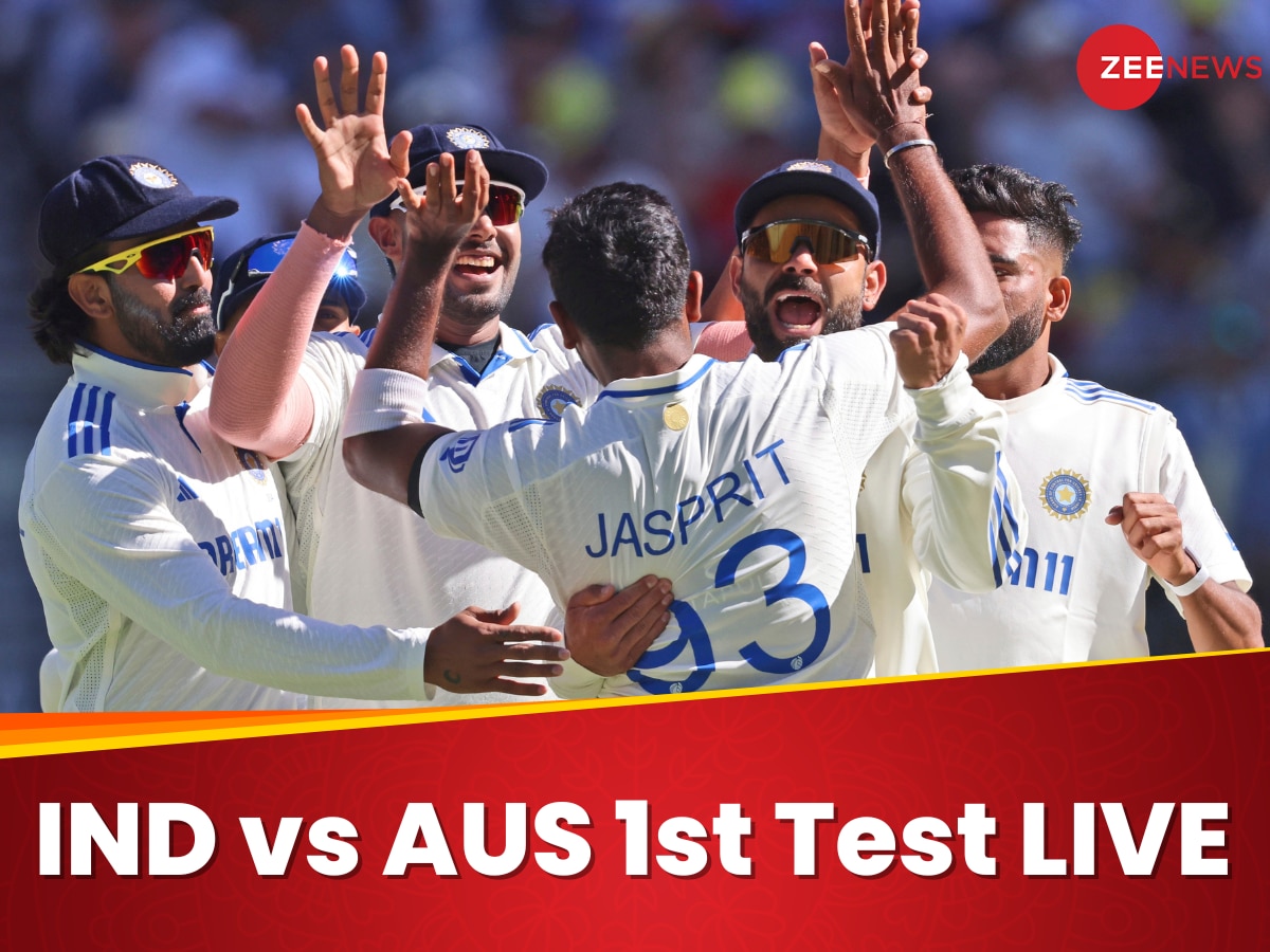 IND vs AUS 1st Test LIVE: पर्थ टेस्ट में कंगारुओं ने टेके घुटने, आधी टीम लौटी पवेलियन