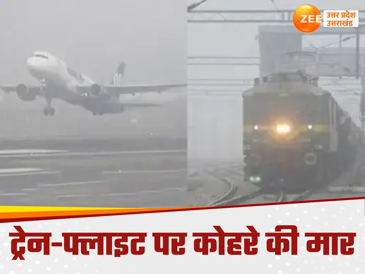 Trains-flights Delayed Due To Fog