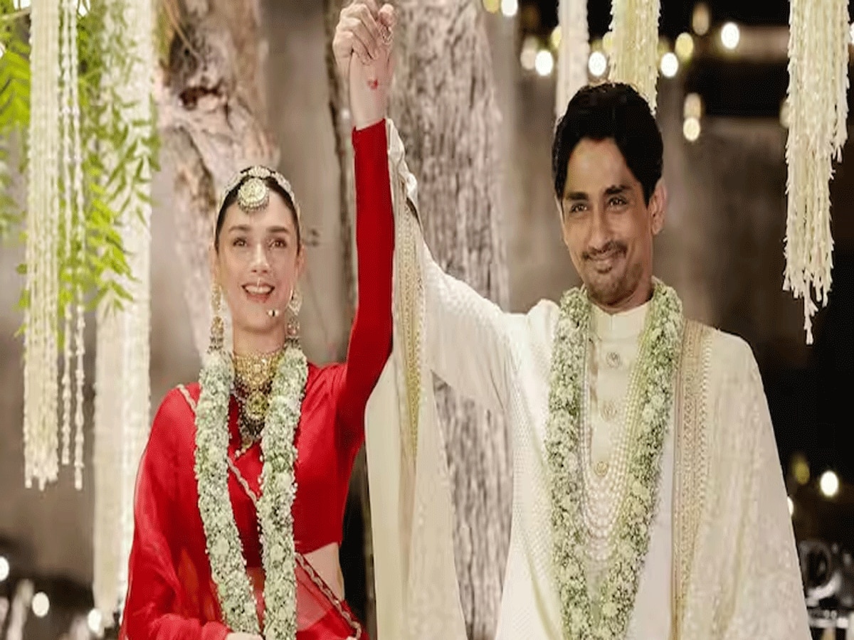 Aditi Rao and siddharth got married again photos viral 