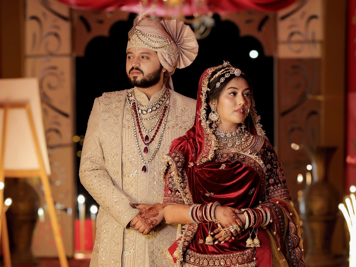 Rajasthan Mewari Bai jigisha joshi marriage photos viral on social media 