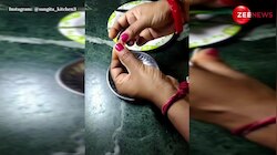 स्मार्ट बहूरानी ने मिर्ची काटने की निकाली जबरदस्त निंजा टेक्निक, किचन हैक देख लोग बोले- मस्त आइडिया है....