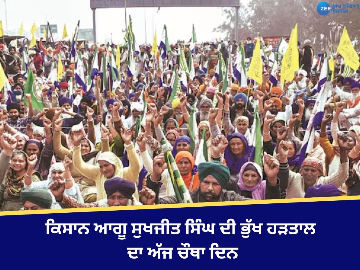 Farmers Protest Update: ਖਨੌਰੀ-ਸ਼ੰਭੂ ਸਰਹੱਦ 'ਤੇ ਕਿਸਾਨਾਂ ਦੀ ਵਧੀ ਭੀੜ, ਕਿਸਾਨਾਂ ਦੀ ਭੁੱਖ ਹੜਤਾਲ ਦਾ ਅੱਜ ਚੌਥਾ ਦਿਨ