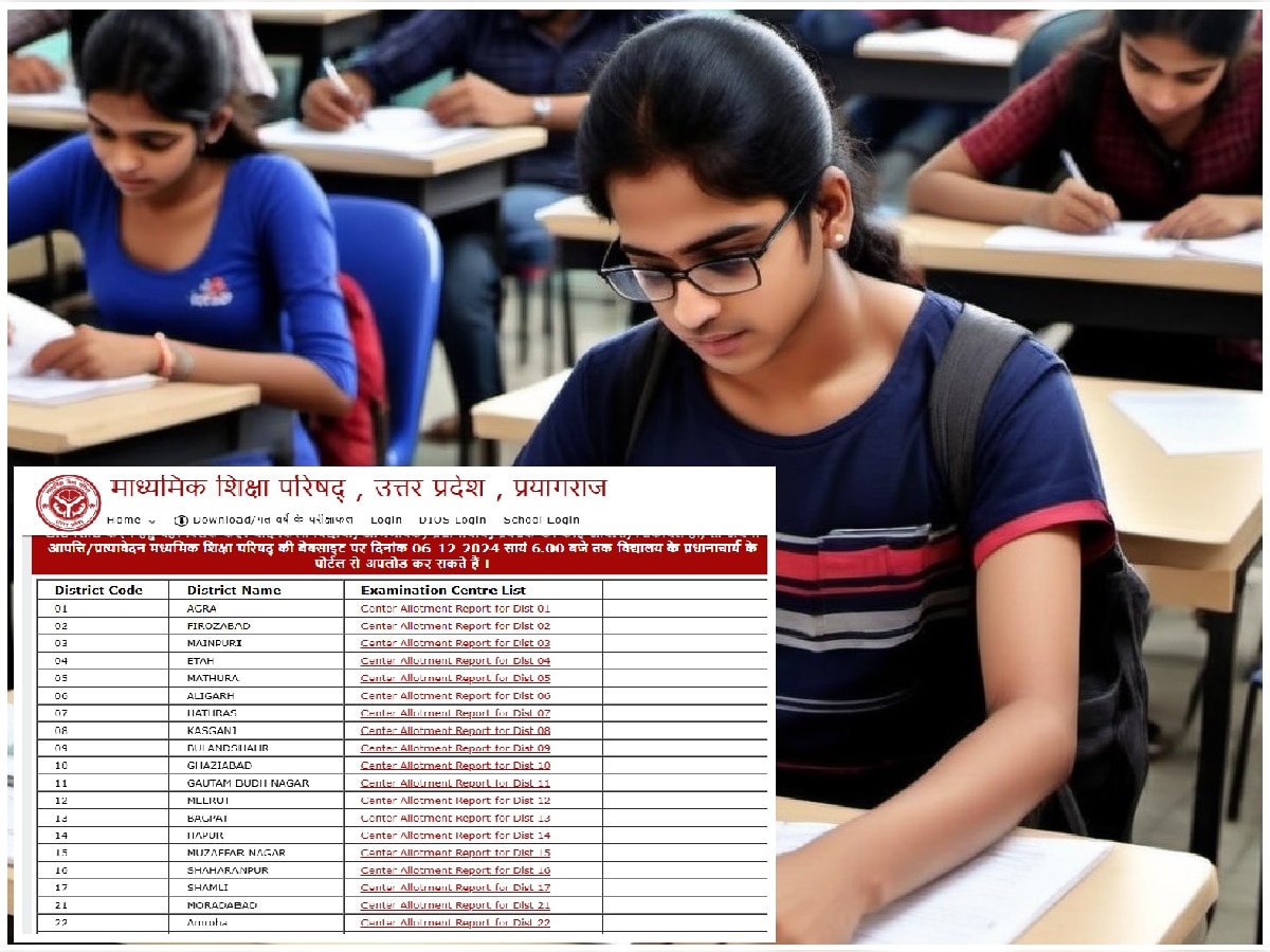 UPMSP exam centre list